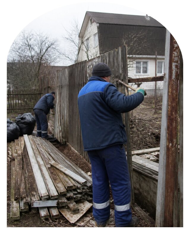 Демонтаж забора в Минеральных Воде по цене от 4661 р. | Метпроект-Мнр
