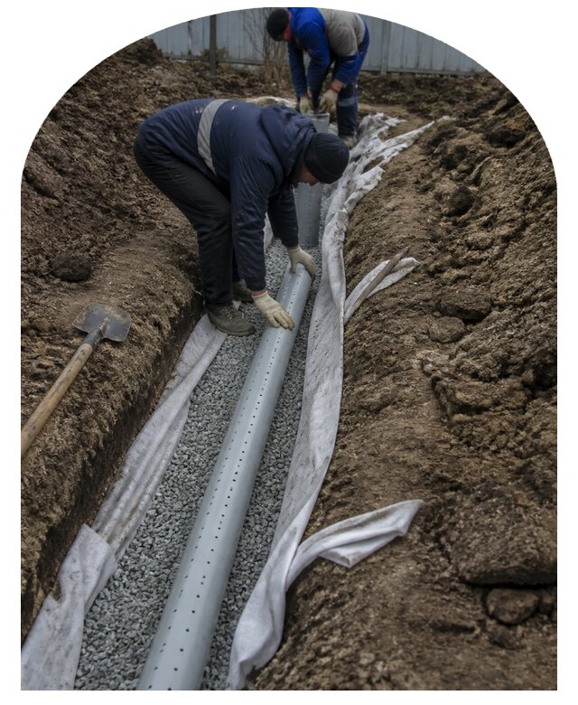 Профессиональный монтаж дренажной системы под ключ в Минеральных Воде